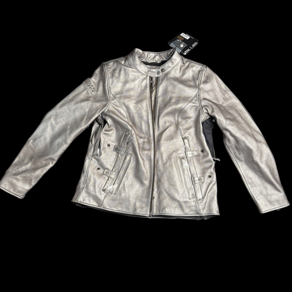 Nwt Women’s Harley Silver Paradigm Jacket